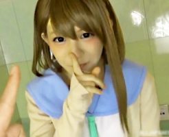 【コスプレ手コキadaruto動画】初めてフェラチオしたのは小学4年生…完全にアウトな告白をした可愛いコスプレイヤーの即尺＆手コキｗｗ